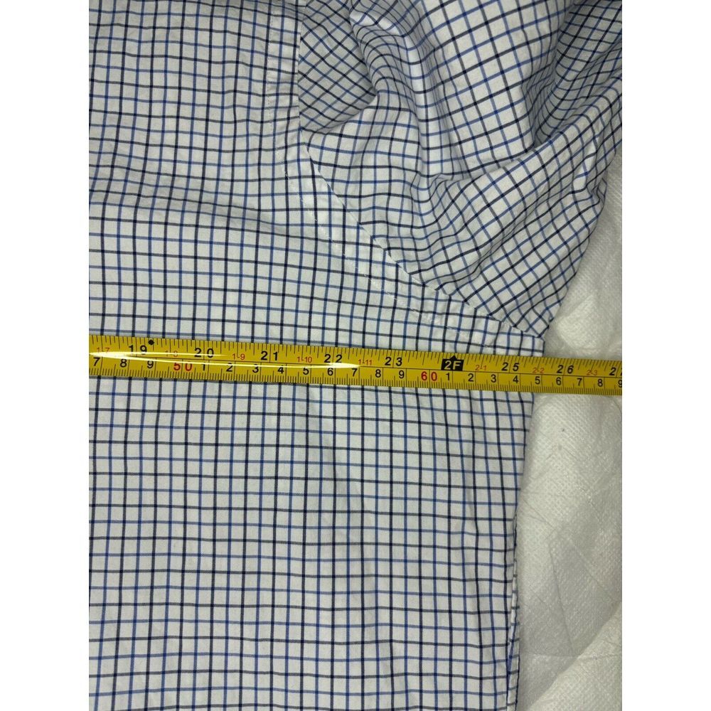 Ralph Lauren‎ Men's XL Blue & White Oxford Check Long Sleeve Button Down Shirt - Picture 8 of 8